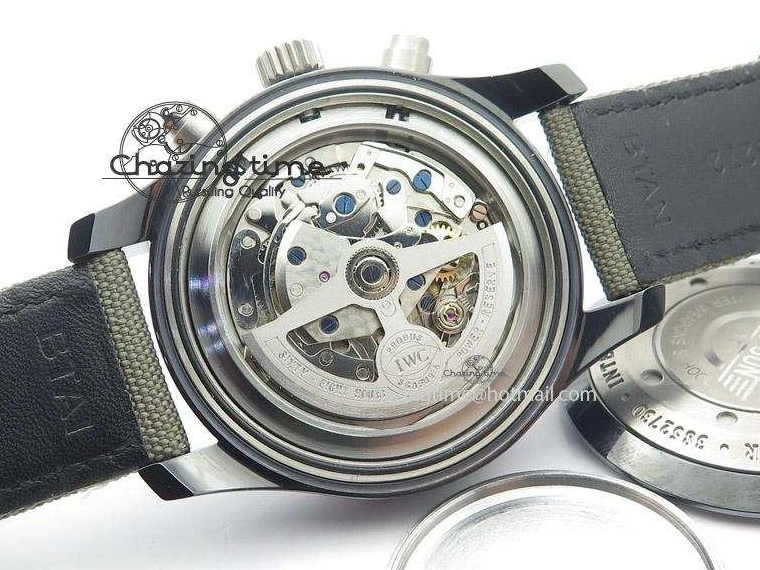 MIROTIME 0119 Pilot Top Gun Miramar IWC388002 ZF 1:1 Best Edition Ceramic Case On Nylon Strap A Practical 7345